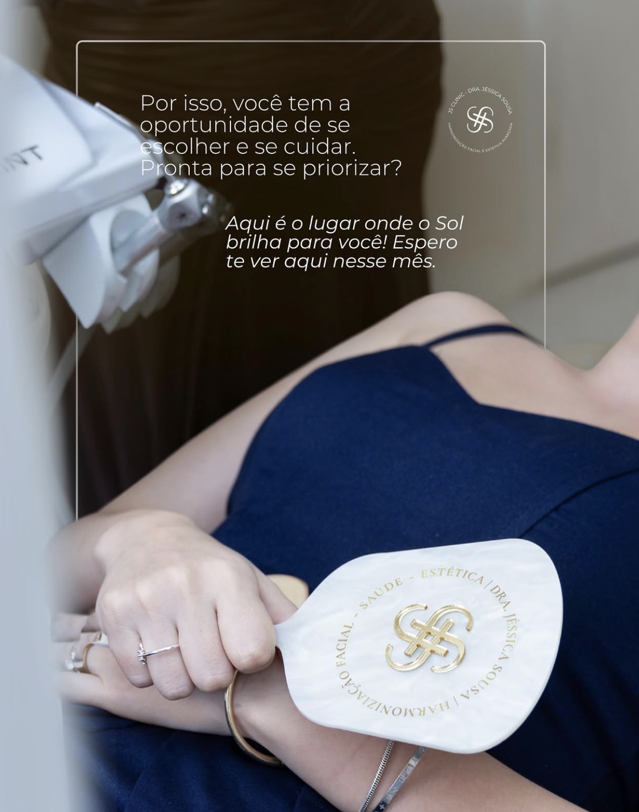 Atendimento estético na clínica da Dra. Jéssica Sousa
